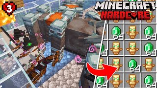 I Built the ULTIMATE RAID FARM in Minecraft Hardcore | Ep 3