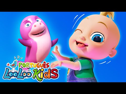 Bebê Tubarão + Porquinho Rosa 🤩 Músicas Infantis Divertidas - LooLoo Kids Português