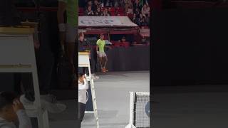 Unbelievable passing shot by Carlos Alcaraz 🤯 #carlosalcaraz #tennis #tennisnews #balancedtennis
