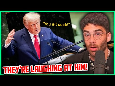 Trump's EMBARRASSING Visit to the UN | Hasanabi Reacts