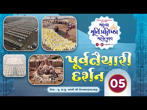 મહુવા મહોત્સવની પૂર્વતૈયારી 5 || Mahuva Mahotsav Preparation Video 5 || Swami Nityaswarupdasji