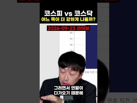 <strong>코스피</strong> vs <strong>코스닥</strong> 어느 쪽이 더 강하게 나올까?
