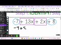Combining Like Terms and Distributive Property Challenge