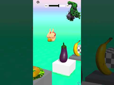 Squeezy Girl Jump Apple Creshed #1016 #fun #mobilegame #amogus #shortsfeed #crush #shorts