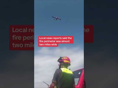 New wildfire near Italy-French border