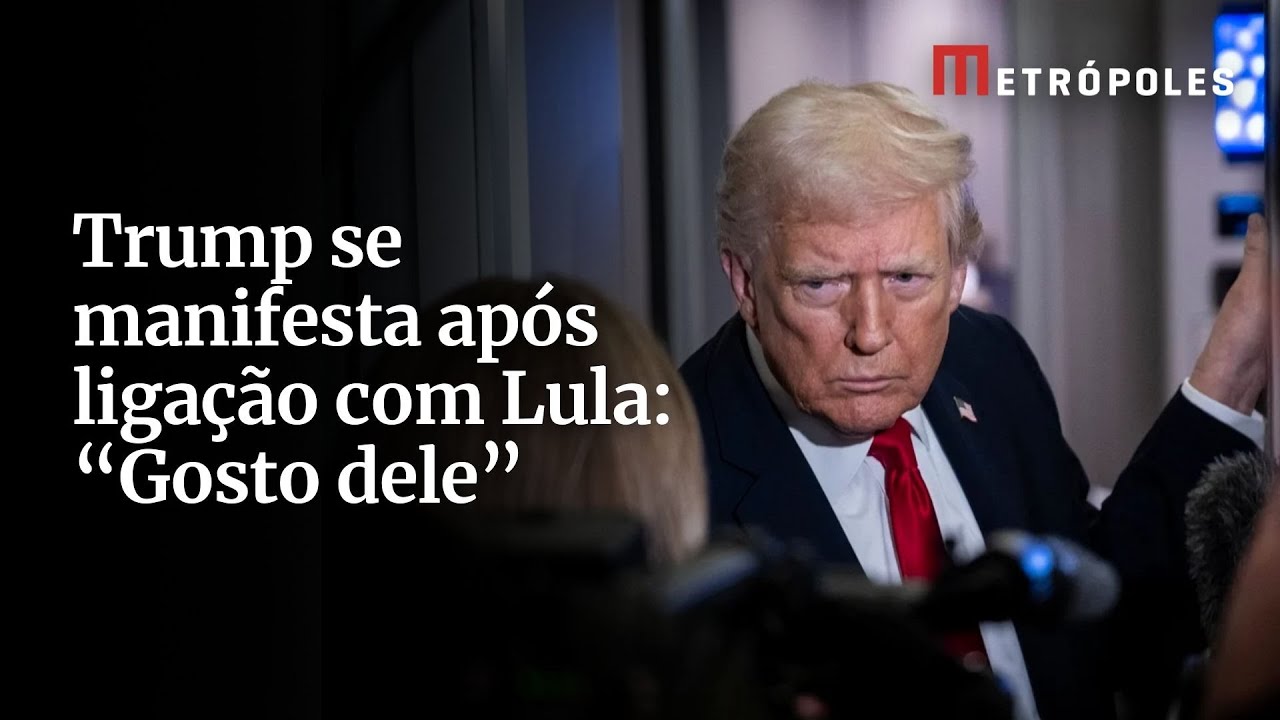 Trump diz que discutiu sanções ao Brasil em conversa com Lula Eu gosto muito dele TV Online Trump diz que discutiu sanções ao Brasil em conversa com Lula Eu gosto muito dele