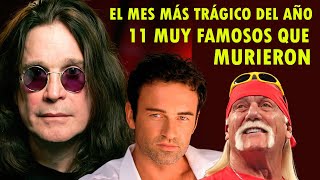 ¡UN MES INUSUALMENTE TRÁGICO! Muchas pérdidas lamentables
