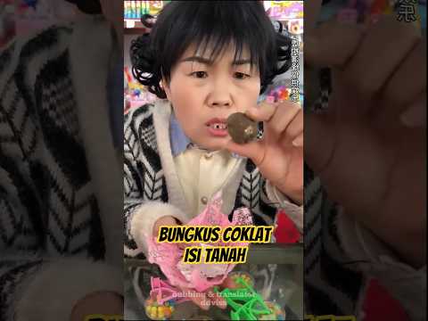 BUNGKUS COKLAT ISI TANAH 🍩 #shorts