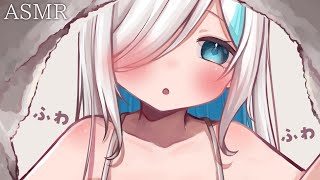 【ASMR】わしゃわしゃあったか..⯎ふんわり布の音にお耳を包まれ。とんとんごしごし。毛布とかタオル。睡眠導入 作業用。耳ふーEar Blo