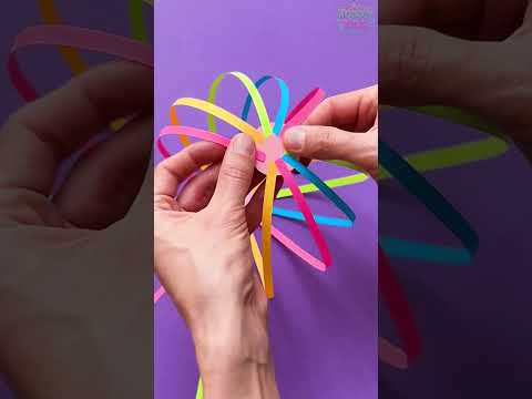Let’s Craft a Funny Paper Toy 🧬✨ #art #diy #drawing #kidsvideo