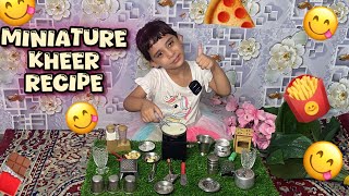 😋Tammy mini kheer recipe😋| miniature cooking |mini food | mini real cooking| 