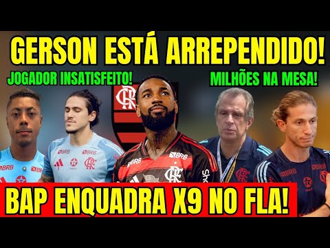 GERSON TÁ ARREPENDIDO! PEDRO FICA INSATISFEITO! BAP ENQUADRA X9! 95 MILHÕES NA MESA POR WALLACE YAN!