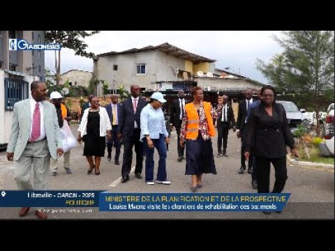 GABON/POLITIQUE: Louise Mvono visite les chantiers de réhabilitation des bâtiments de MPP