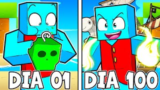 Sobrevivi 100 Dias no ONE PIECE!