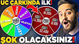OHA! ÇARK HAKKINI HEDİYE ETTİ! EKİPLE UC ÇARKI! PUBG Mobile