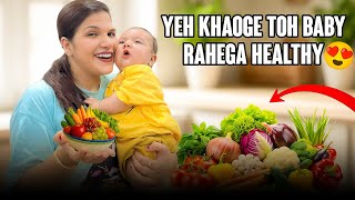Healthy Baby Tips 👶 | Maa Kya Khaye Taki Baccha Strong Rahe 💪| imkavy | UmangKatyal #vlog 