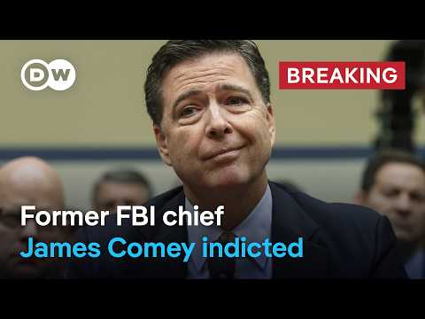 YouTube video thumbnail: Former FBI Chief Comey Charged With False Statements and Obstruction
