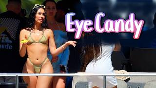 TOP MODEL Gets Wild on Miami RIVER !! Boat Zone Miami