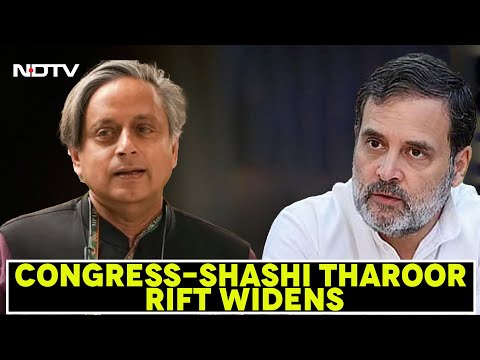 Shashi Tharoor News | Congress-Shashi Tharoor Rift Widens | Rahul Gandhi | Congress | LIVE