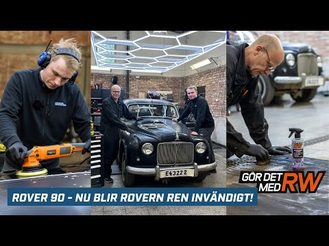 50 år i en lada sätter sina spår – nu blir Rovern ren invändigt!