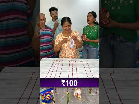 Pulling The Strings For Surprise Gifts Challenge #shorts