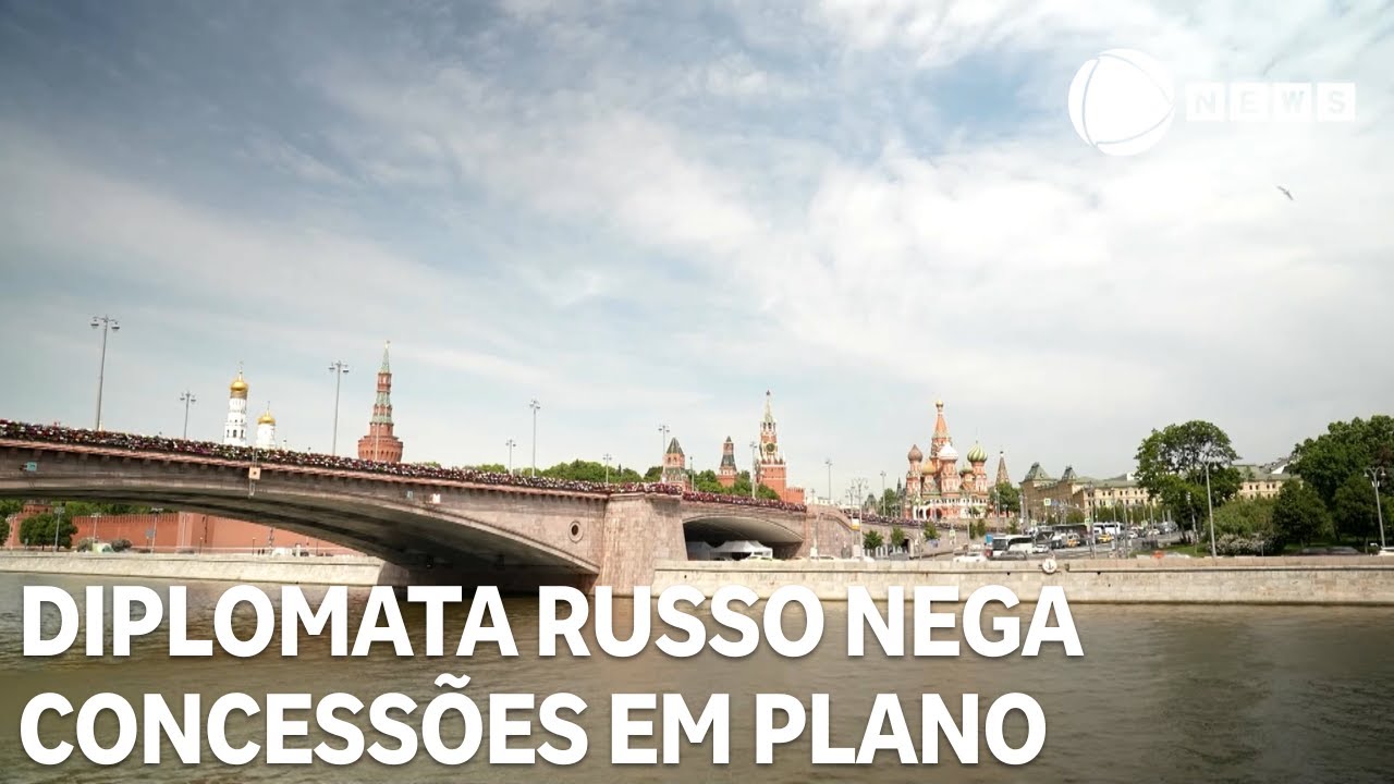 Diplomata russo nega concessões em plano de paz