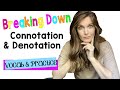 Exploring Connotation and Denotation in Language