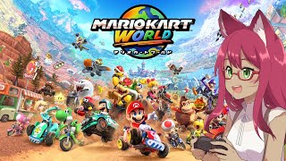 【マリオカートワールド】わくわく！初プレイ！【旭奈モネ】
