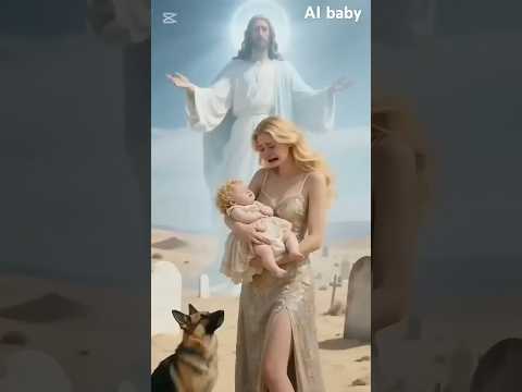The baby was poisoned, the puppy asked Jesus for help, and Jesus came#cute #jesus #shorts