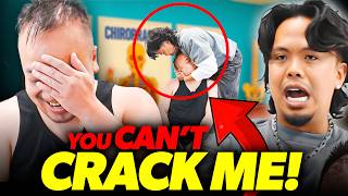 HE SAID: **IM IMPOSSIBLE TO CRACK** ‼️😱 | Asmr Chiropractor Back Pain & Neck Pain | Dr Tubio