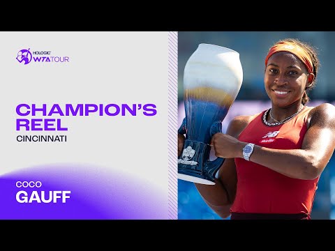 Champion Coco Gauff's BEST points in Cincinnati 👏👏