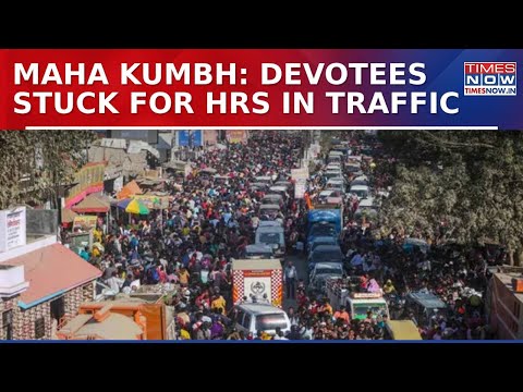 Maha Kumbh 2025: Massive Traffic Jam In Prayagraj; Teeming Crowds Pose Challenges To Organisers