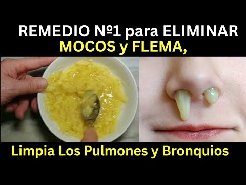 REMEDIO Nº1 para ELIMINAR MOCOS y FLEMA, Limpia Los Pulmones y Bronquios