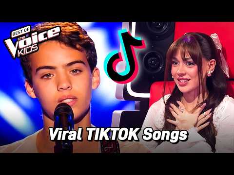 Best of TIKTOK on The Voice Kids 🤩