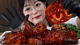 5시간 걸렸네요. 우족찜은 사드세요.. SPICY BRAISED BEEF FEET MUKBANG먹방 | ASMR EATING SOUNDS