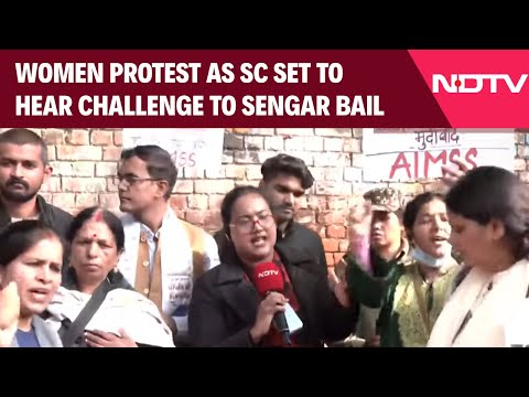 Unnao Rape Case | Women Protest As Supreme Court Set To Hear Challenge To Kuldeep Sengar Bail