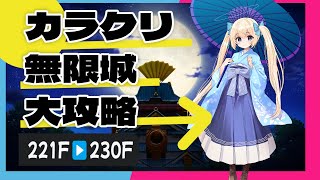 【フラワーナイトガール】カラクリ無限城221F～230F【花騎士】