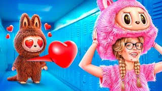 लाबुबू एक्सट्रीम मेकओवर! असल ज़िंदगी में नर्ड से लाबुबू डॉल तक !