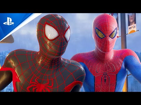 NEW 2025 TASM Peter & TASM Miles Fighting Hunters - Marvel's Spider-Man 2 PC 4K60FPS MODS