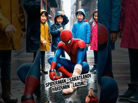 Spiderman'in En Zor Anı! Yardım Ederken Bacağını Sakatladı 😱🕷️
