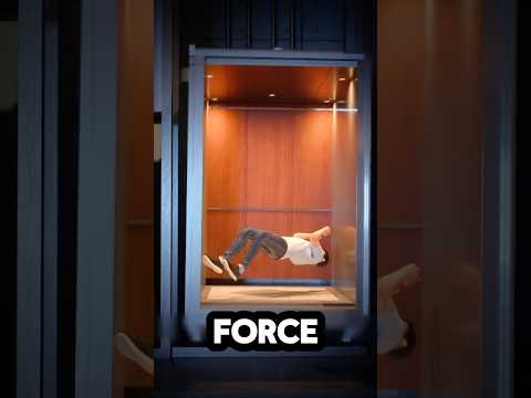 Surviving A Falling Elevator #shorts #viral