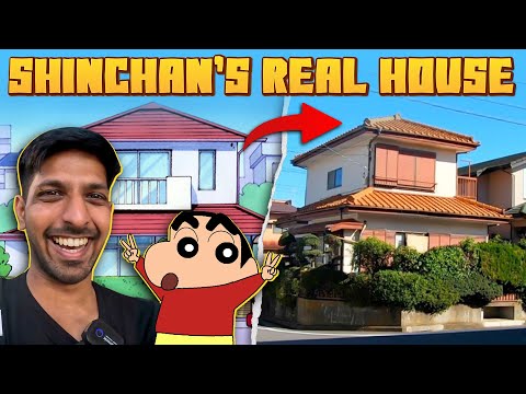 Visiting ShinChan's REAL HOUSE In Japan 😍🏠