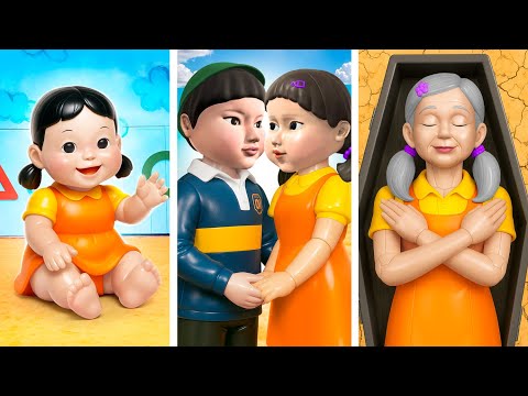 เรื่องราวของตุ๊กตาสควีทเกมตั้งแต่เกิดจนตาย!