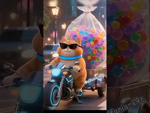 Cat Loves Orbeez, This Magic Orbeez is SO Awesome! #shorts #funny #cat #cute #animals #comedy