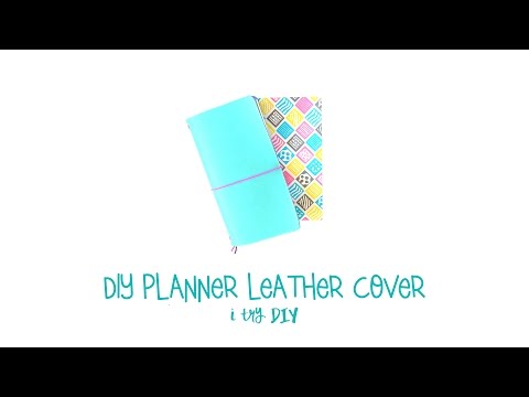 DIY Planner Leather Cover | I Try DIY x Kimidori Project