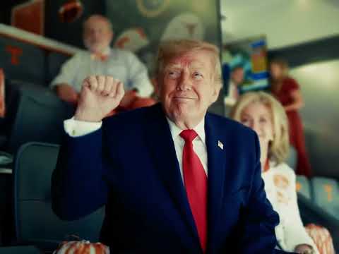 President Trump Attends Texas vs. Tennessee Football Game: Postcard Edition