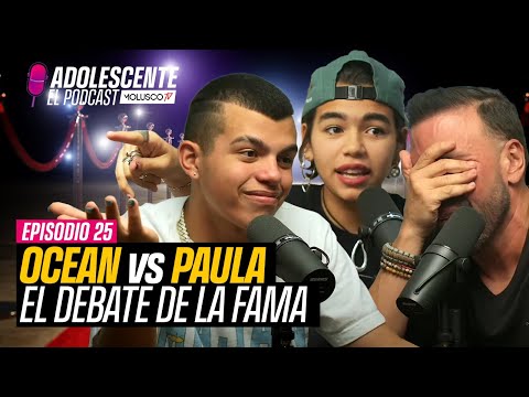 "Yo no soy famoso por Molusco." Ocean y Paula debaten . Ocean daña el carro de su mamá