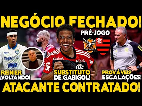 NEGÓCIO FECHADO! ATACANTE CONTRATADO! CONTRATAÇÃO DE REINIER NO MEIO DO ANO! SUBSTITUTO DE GABIGOL!