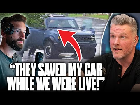 Pat McAfee's Employees Saved Car From Getting Destroyed Outside The ThunderDome?!