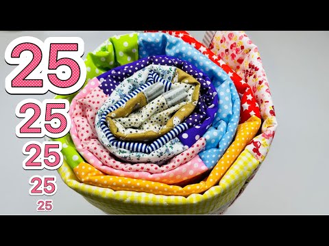 You're sure to find a sewing project that's right for you in these 25 sewing projects/DIY simple